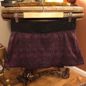 RARE Lululemon Purple Pacesetter Skirt